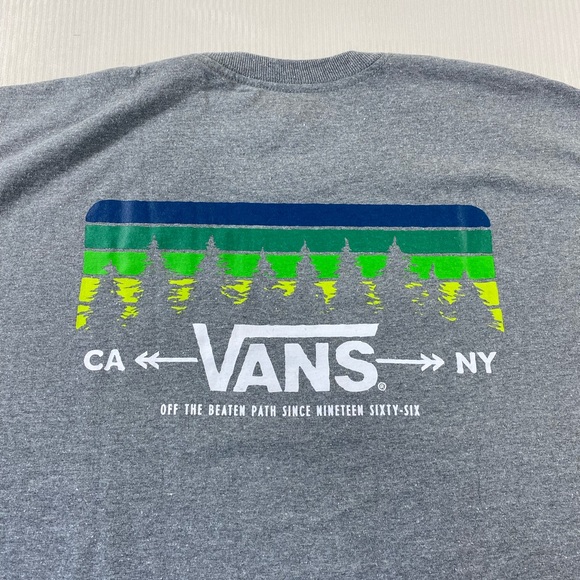 Vans CA To NY Short Sleeve Tee T-Shirt - Picture 4 of 7